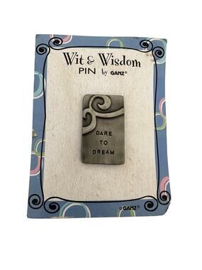 Vintage Ganz Wit and Wisdom Brooch on Original Packaging